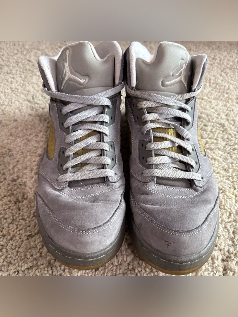 Nike Air Jordan 5 Retro Wolf Grey 2011 Size 11 136027-005